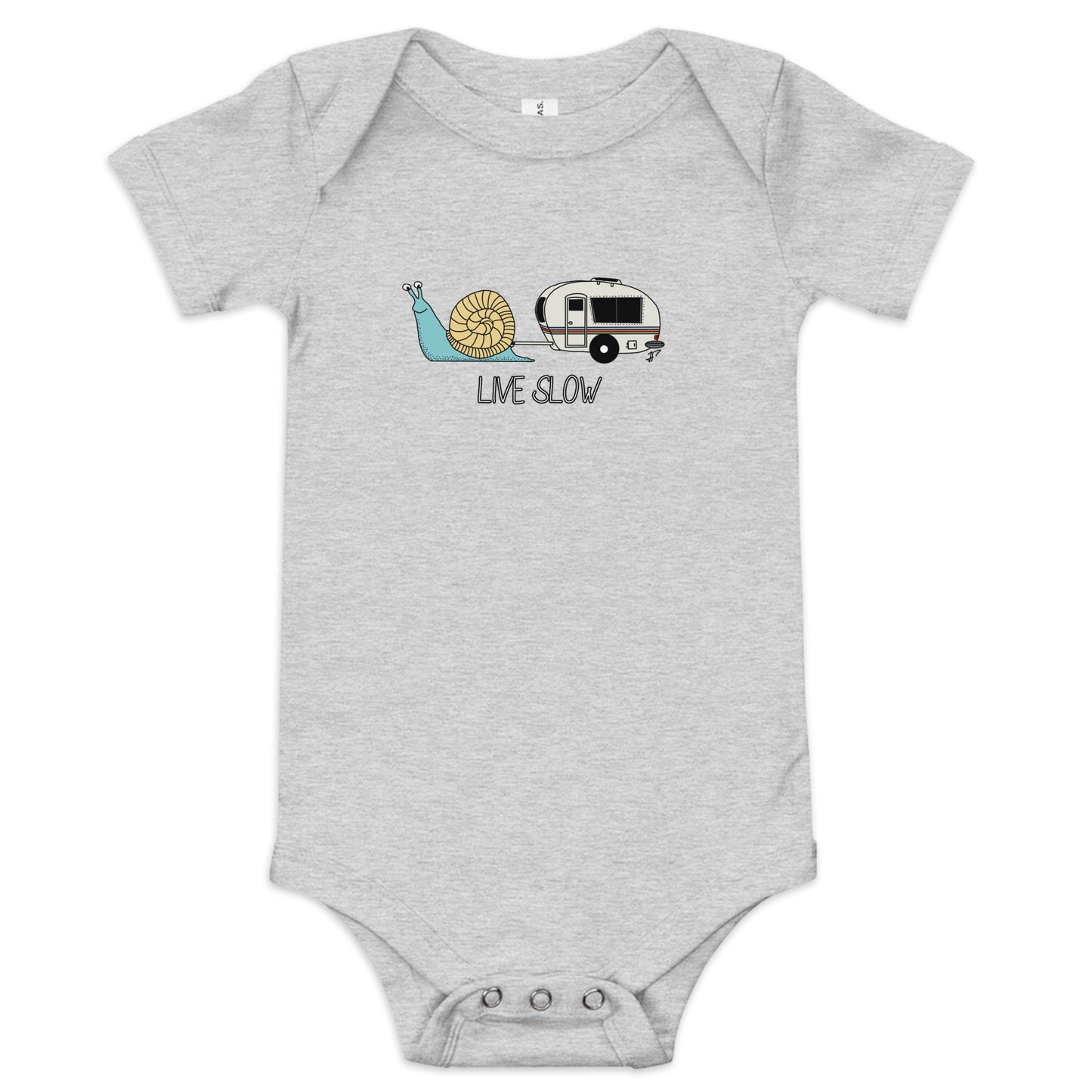 Baby short sleeve one piece - Big Far Designs