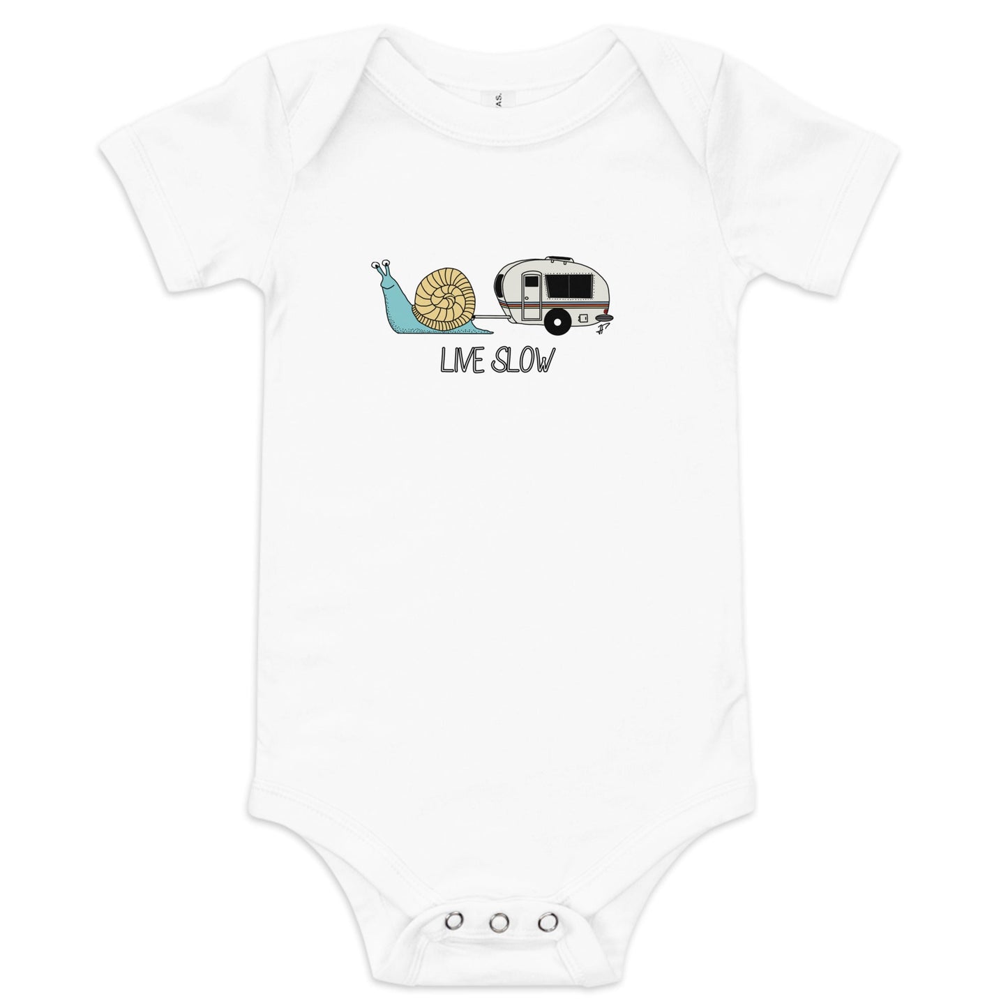 Baby short sleeve one piece - Big Far Designs