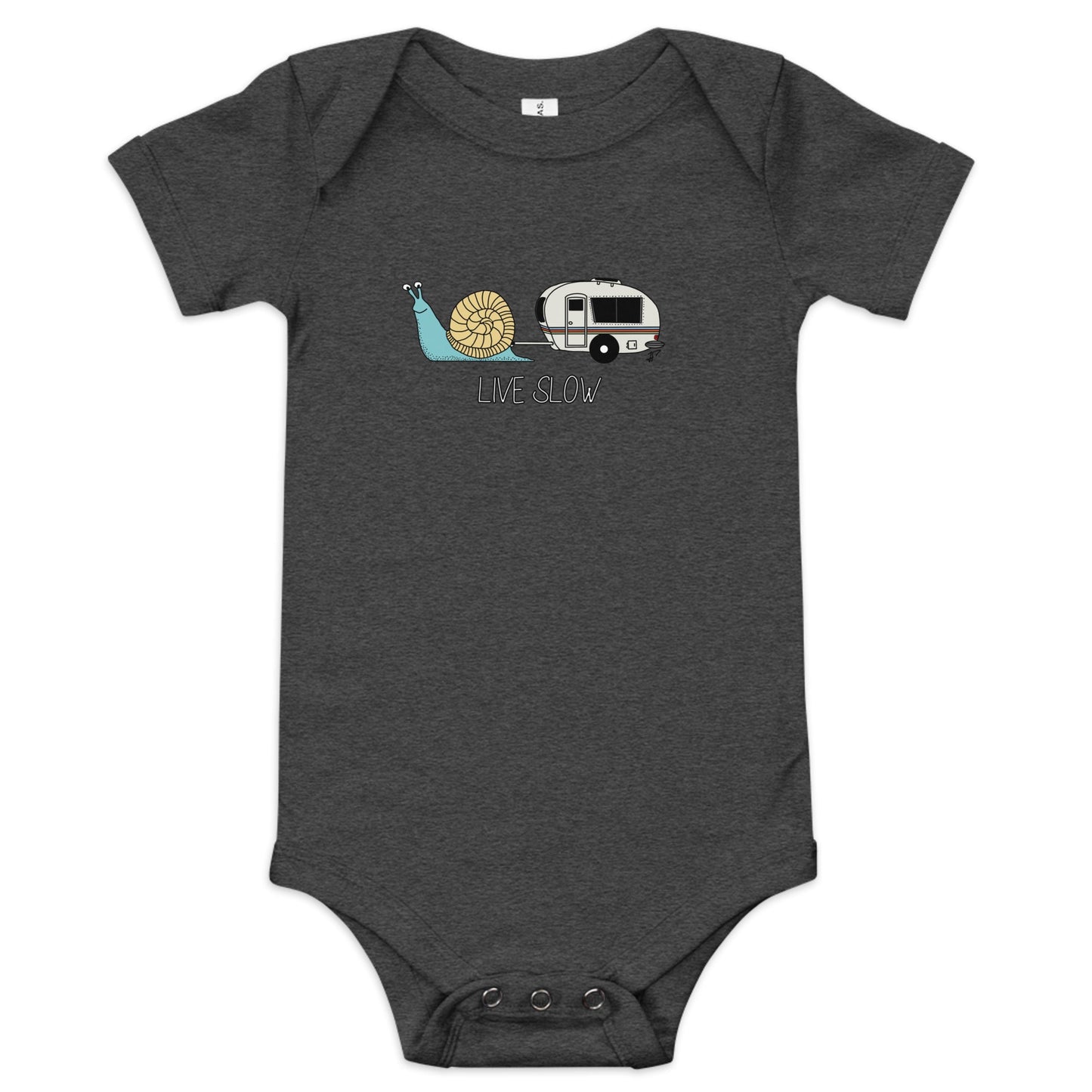 Baby short sleeve one piece - Big Far Designs