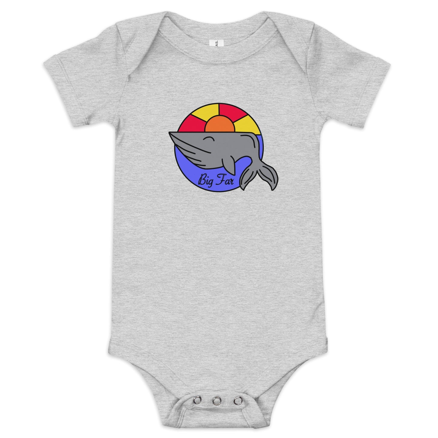 Baby Whale Onesie - Big Far Designs