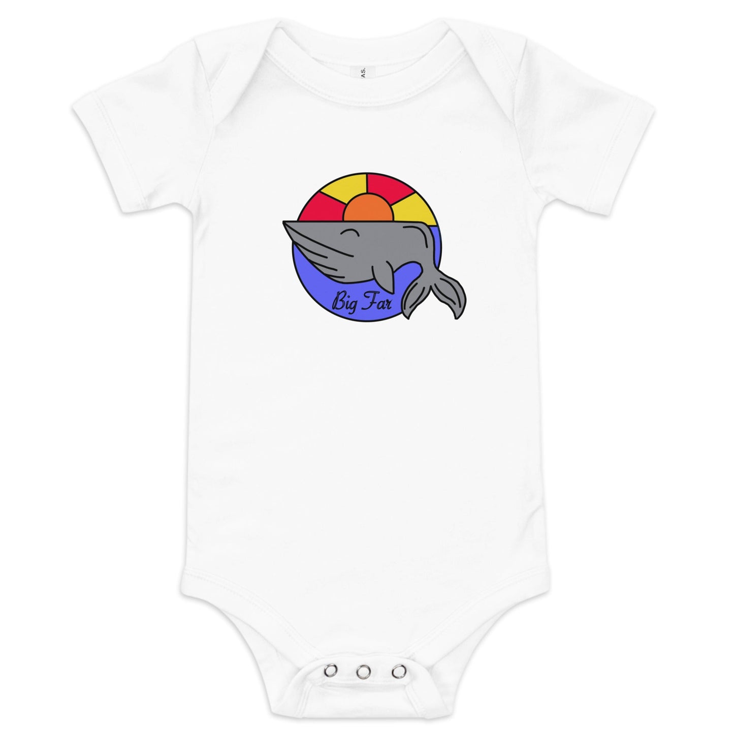 Baby Whale Onesie - Big Far Designs