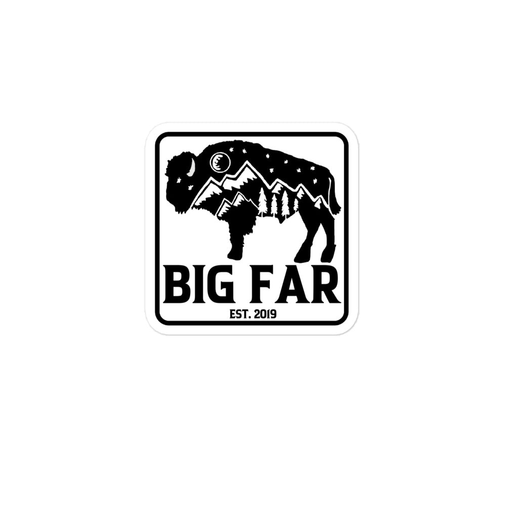 Big Far Bubble - free sticker - Big Far Designs