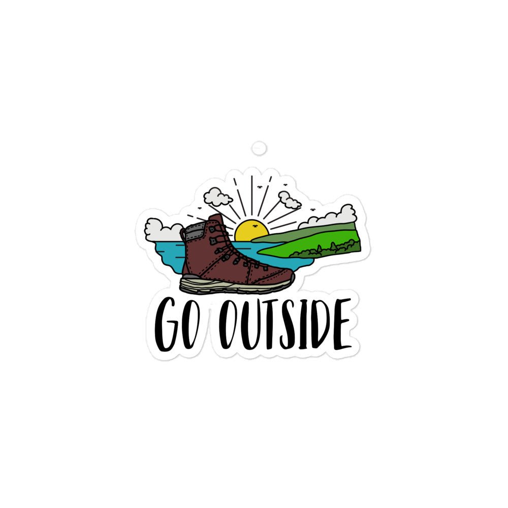 Go Outside Bubble - free sticker - Big Far Designs