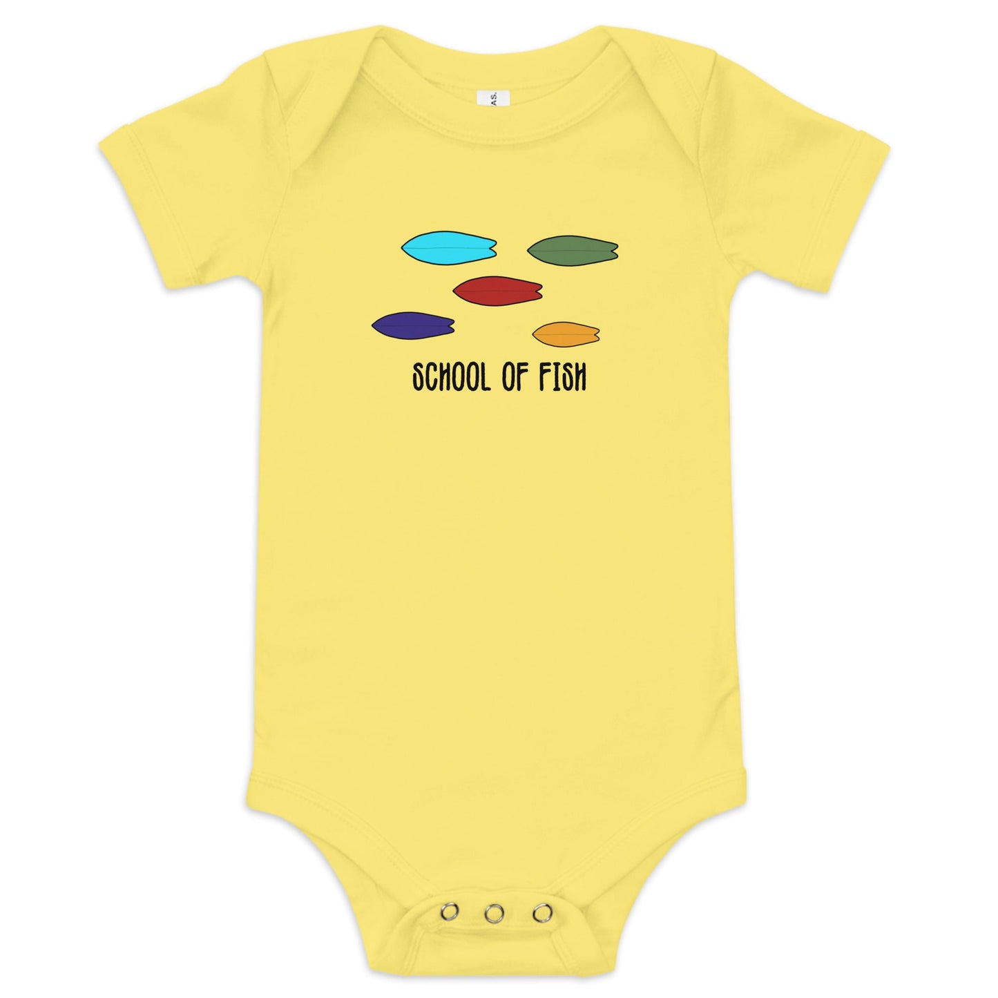 School of Fish Onesie - Big Far Designs