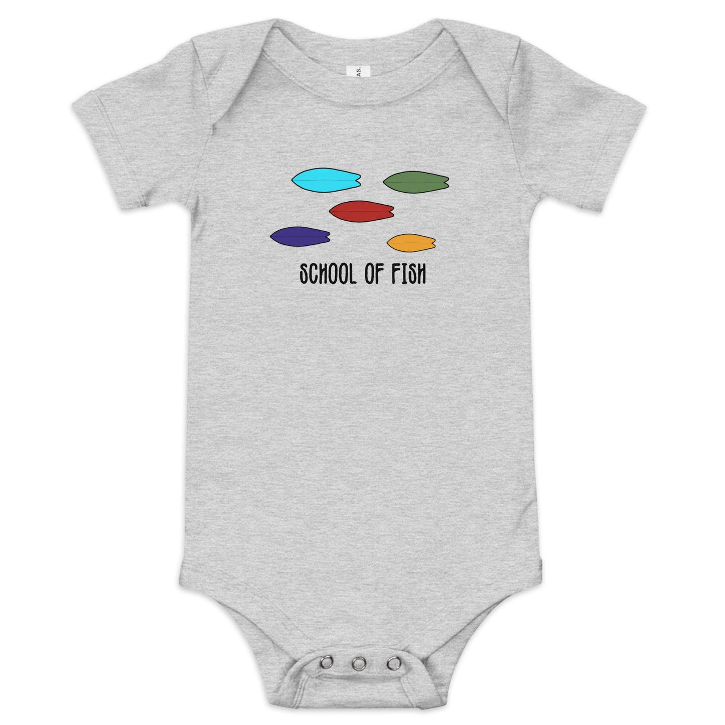 School of Fish Onesie - Big Far Designs